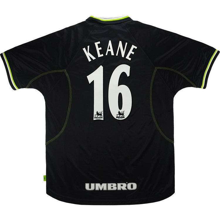 1998-99 Manchester United Third Shirt Keane #16 Umbro XE07568